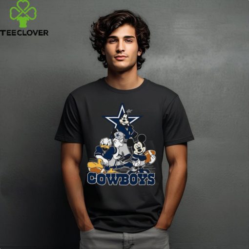 Cowboys NFL Mickey Mouse Football T Shirt