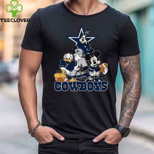 Cowboys NFL Mickey Mouse Football T Shirt