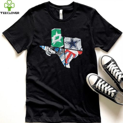 Cowboys Rangers Mavericks Star Spit Texas Shirt