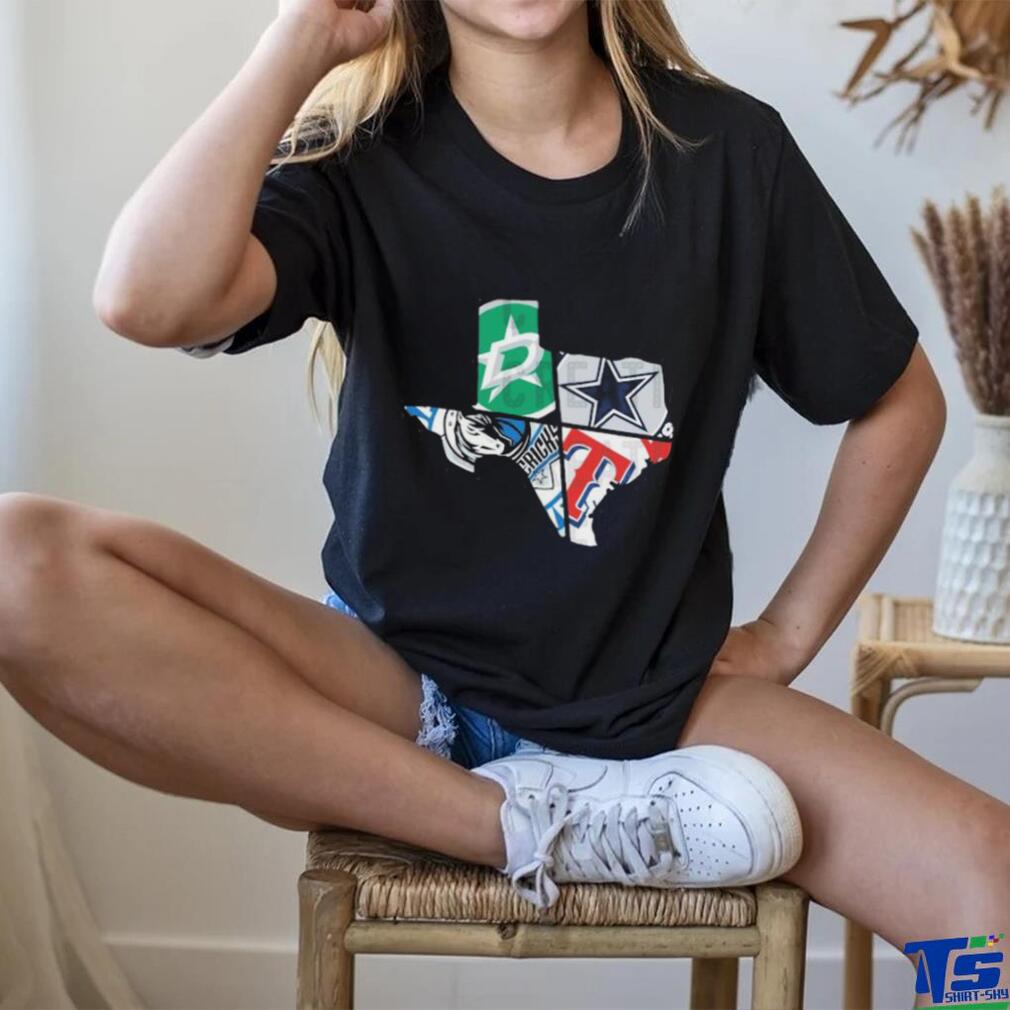 Cowboys Rangers Mavericks Star Spit Texas T shirt Cowboys Rangers Mavericks Star Spit Texas T shirt