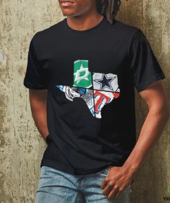 Cowboys Rangers Mavericks Star Spit Texas T shirt 3 Cowboys Rangers Mavericks Star Spit Texas T shirt