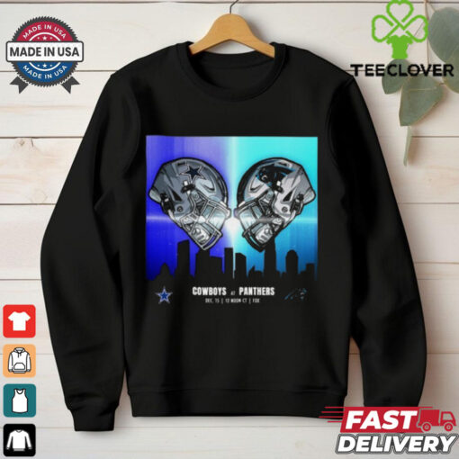 Cowboys Vs Panthers 2024 NFL Gameday Matchup T shirt