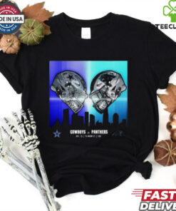 Cowboys Vs Panthers 2024 NFL Gameday Matchup T shirt