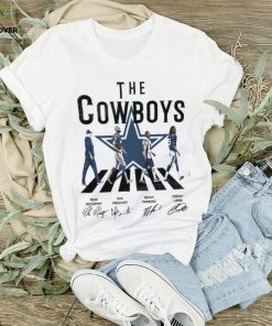 Cowboys Walking Abbey Road Signatures Shirt 1 Cowboys Walking Abbey Road Signatures Shirt
