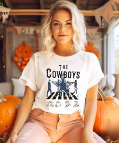 Cowboys Walking Abbey Road Signatures Shirt 2 Cowboys Walking Abbey Road Signatures Shirt