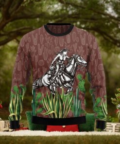 Cowgirl Cactus All Over Print 3D Sweater Gift For Christmas Gift For Xmas