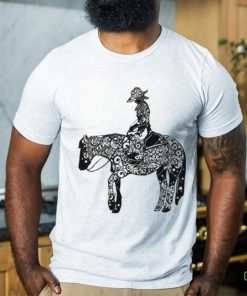 Cowgirl On Horse Mandala Horse Mandala Girl shirt