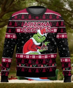 Coyotes Hockey Grnch Ugly Christmas Sweater