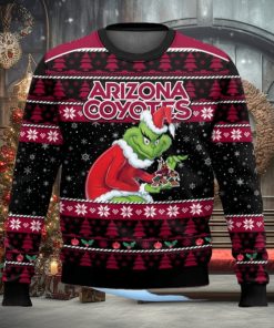 Coyotes Hockey Grnch Ugly Christmas Sweater