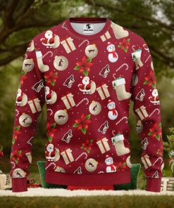 Coyotes Hockey Santa Snowman Ugly Christmas Sweater