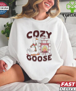 Cozy goose Christmas shirt