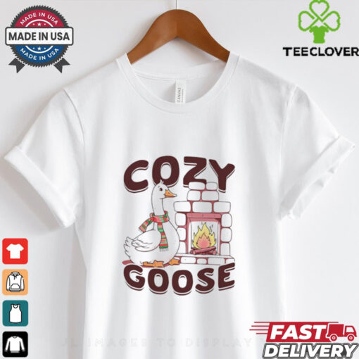 Cozy goose Christmas shirt