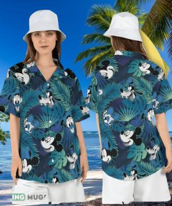 Mickey and Friends Hawaiian Shirt Mickey Mouse Beach Vacation Short Sleeve Shirt