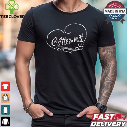 Cr1tter Wearing Cr1tter.N3t Heart t shirt