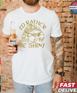 Crab I’d rather be shiny shirt