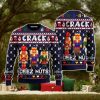 Michigan State Spartans Logo Big Snowflake Pattern Ugly Christmas Sweater
