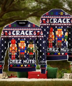 Crack Deez Nuts Christmas Unisex Ugly Sweater
