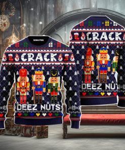 Crack Deez Nuts Christmas Unisex Ugly Sweater