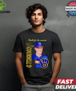 Craig Counsell Milwaukee Brewers thanks for the memories shirt