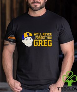 Craig Counsell We’ll never forget you greg hoodie, sweater, longsleeve, shirt v-neck, t-shirt