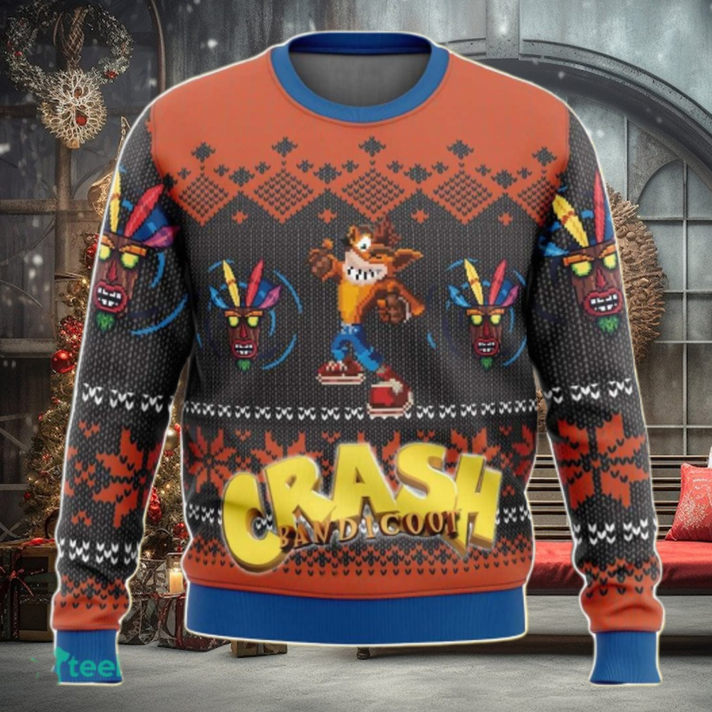 Crash Bandicoot Ugly Christmas Sweater 3D Gift For Men And Women Crash Bandicoot Ugly Christmas Sweater 3D Gift For Men And Women