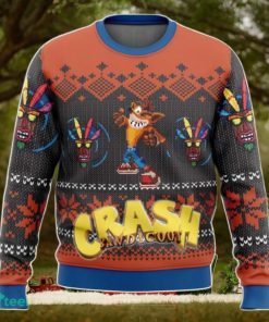 Crash Bandicoot Ugly Christmas Sweater 3D Gift For Men And Women