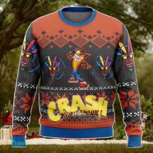 Crash Bandicoot Ugly Christmas Sweater 3D Gift For Men And Women
