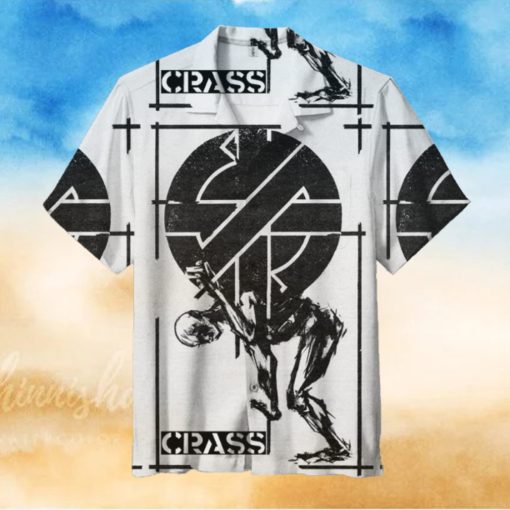 Crass Rock Band Logo Short Sleeve Hawaiian Shirt