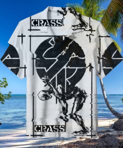 Crass Rock Band Logo Short Sleeve Hawaiian Shirt