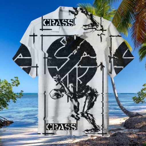 Crass Rock Band Logo Short Sleeve Hawaiian Shirt