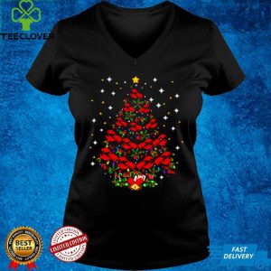 Crawfish pine tree merry christmas shirt