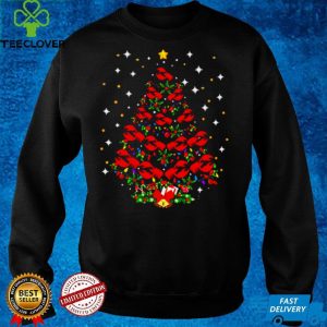 Crawfish pine tree merry christmas hoodie, sweater, longsleeve, shirt v-neck, t-shirt