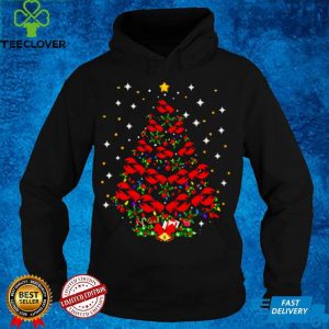 Crawfish pine tree merry christmas hoodie, sweater, longsleeve, shirt v-neck, t-shirt