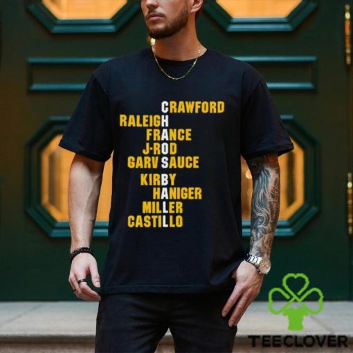 Crawford Raleigh France J Rod Garv Sauce Kirby Haniger Miller Castillo Chaos Ball Names shirt