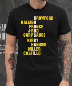 Crawford Raleigh France J Rod Garv Sauce Kirby Haniger Miller Castillo Chaos Ball names 2024 Shirt 6 Crawford Raleigh France J Rod Garv Sauce Kirby Haniger Miller Castillo Chaos Ball names 2024 Shirt