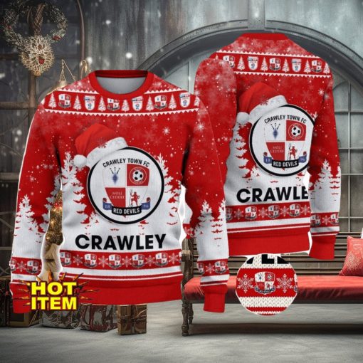 Crawley Town EFL English Football League Champions Ugly Christmas Sweater Christmas Gift