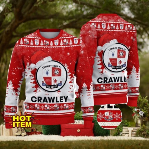 Crawley Town EFL English Football League Champions Ugly Christmas Sweater Christmas Gift