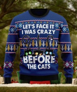 Crazy Cat Ugly Christmas Sweater