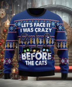 Crazy Cat Ugly Christmas Sweater