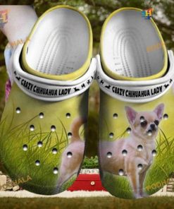 Crazy Chihuahua Lady Gift Classic Crocs Clogs for Chihuahua Fans