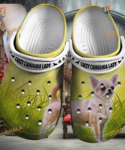 Crazy Chihuahua Lady Gift Classic Crocs Clogs for Chihuahua Fans