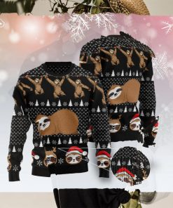 Crazy Sloth Christmas Unisex Crewneck Sweater