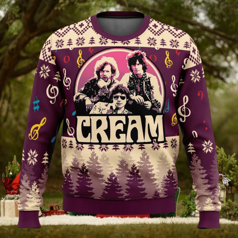 Cream Band Ugly Christmas Sweater Cream Band Ugly Christmas Sweater