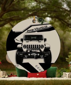 Cream Jeep Perfect Gift For Holiday Xmas Gift Tree Decorations Ornament