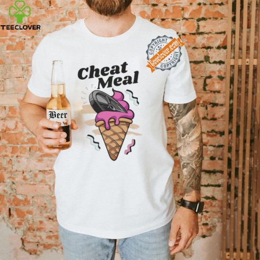 Cream cheat meal gym shirt