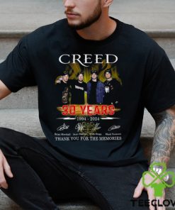 Creed 30 Years 1994 – 2024 Thank You For The Memories T Shirt