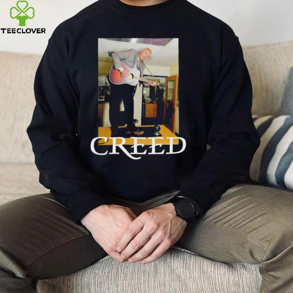Creed Bratton with guitar the office season 3 photo shirt