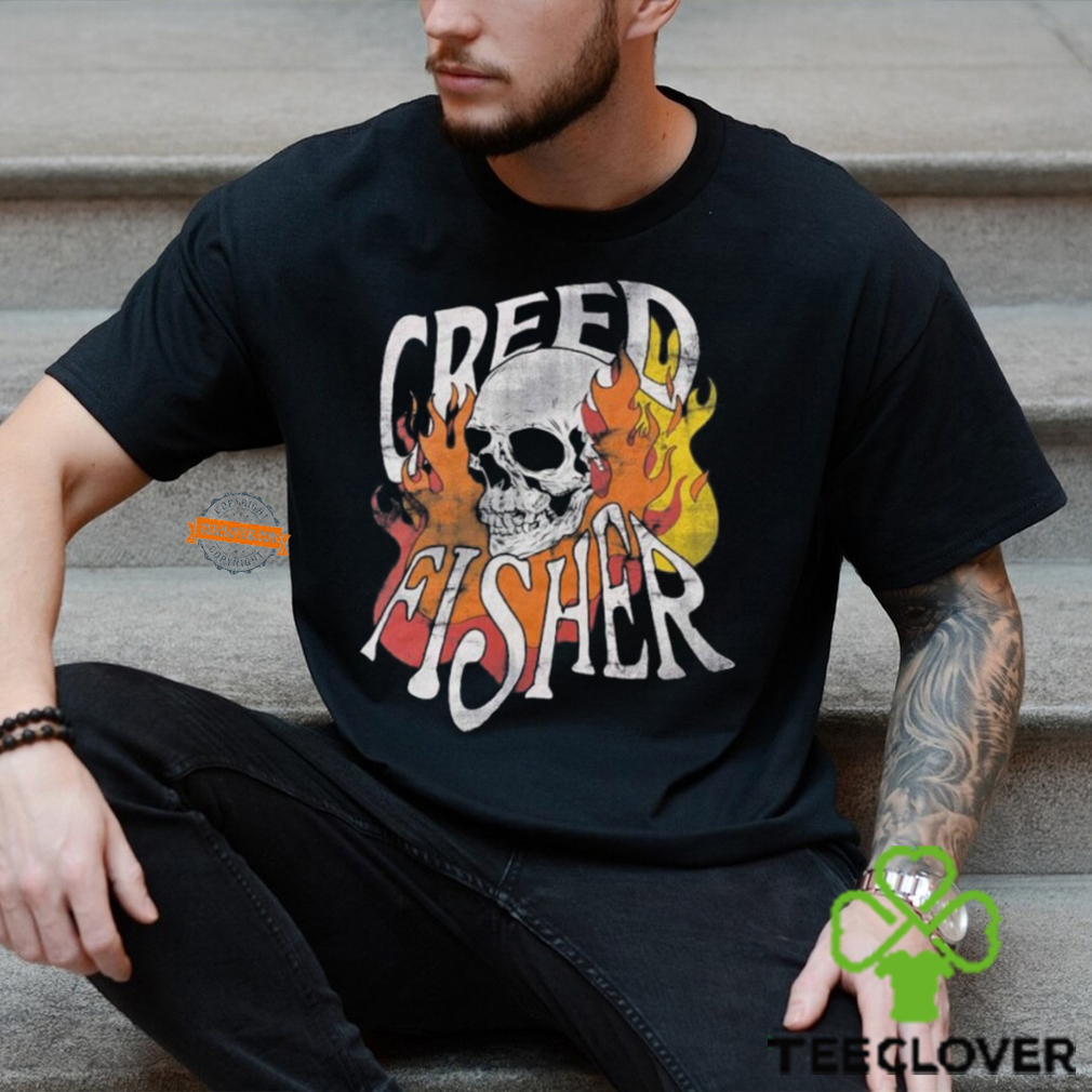 Creed Fisher Skull Flames Shirt Creed Fisher Skull Flames Shirt