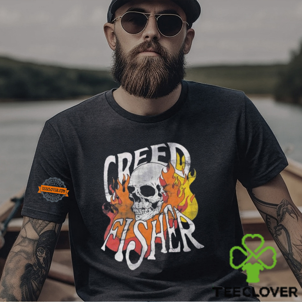 Creed Fisher Skull Flames Shirt Creed Fisher Skull Flames Shirt