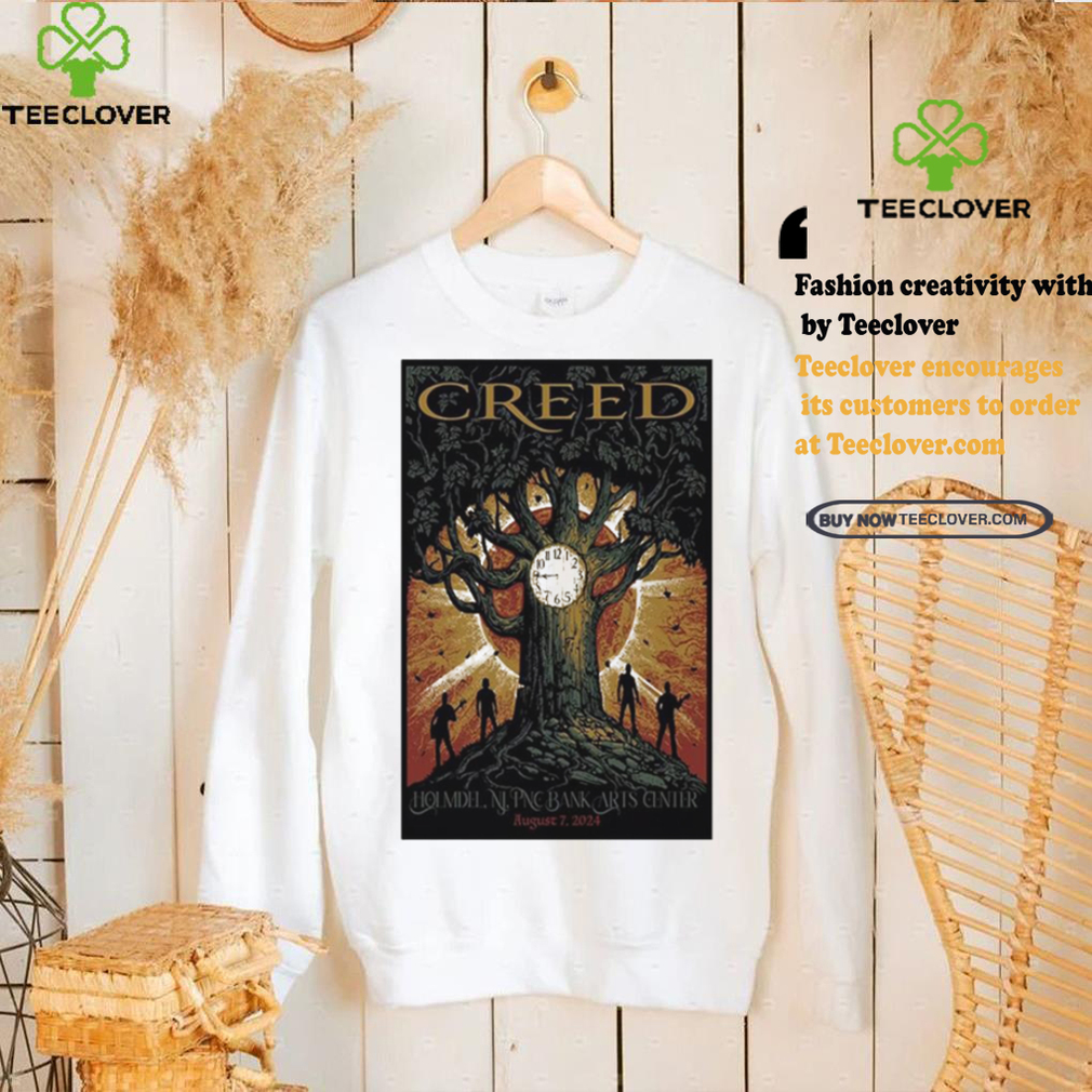Creed PNC Bank Arts Center Holmdel NJ August 7 2024 Poster shirt Creed PNC Bank Arts Center Holmdel NJ August 7 2024 Poster shirt